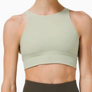 Lululemon Energy Bra High Neck Long Line Rib * Medium Support A-C Cup